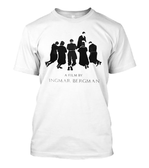 Kneeling Men A Film By Ingmar Bergman Silhouette Scene T-Shirt