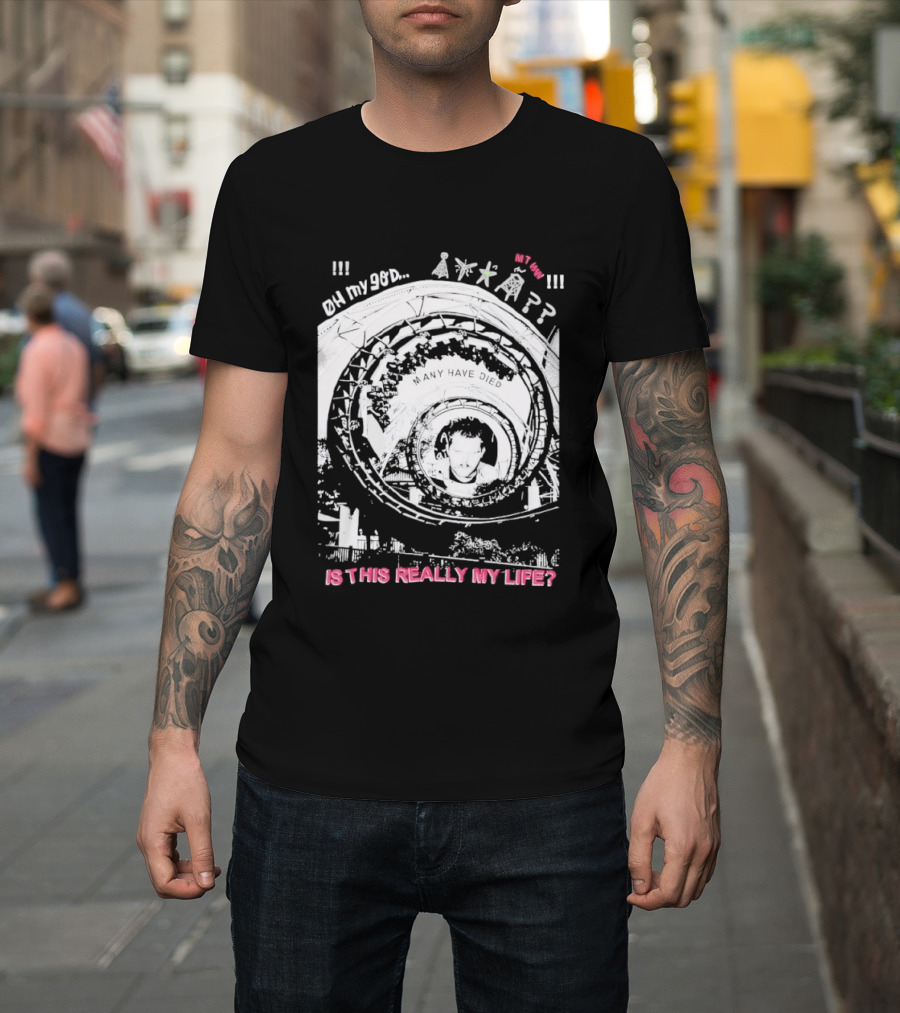 Cruelster Oh My God Is This Really My Life Spiral T-Shirt