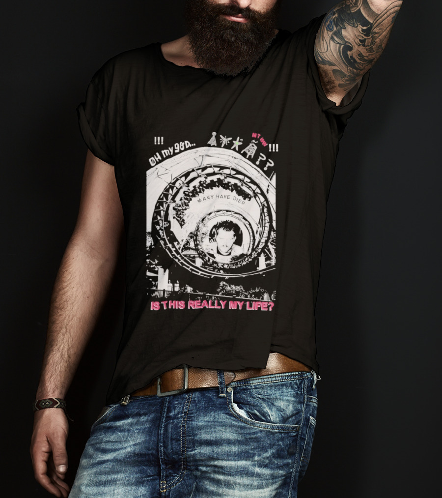 Cruelster Oh My God Is This Really My Life Spiral T-Shirt