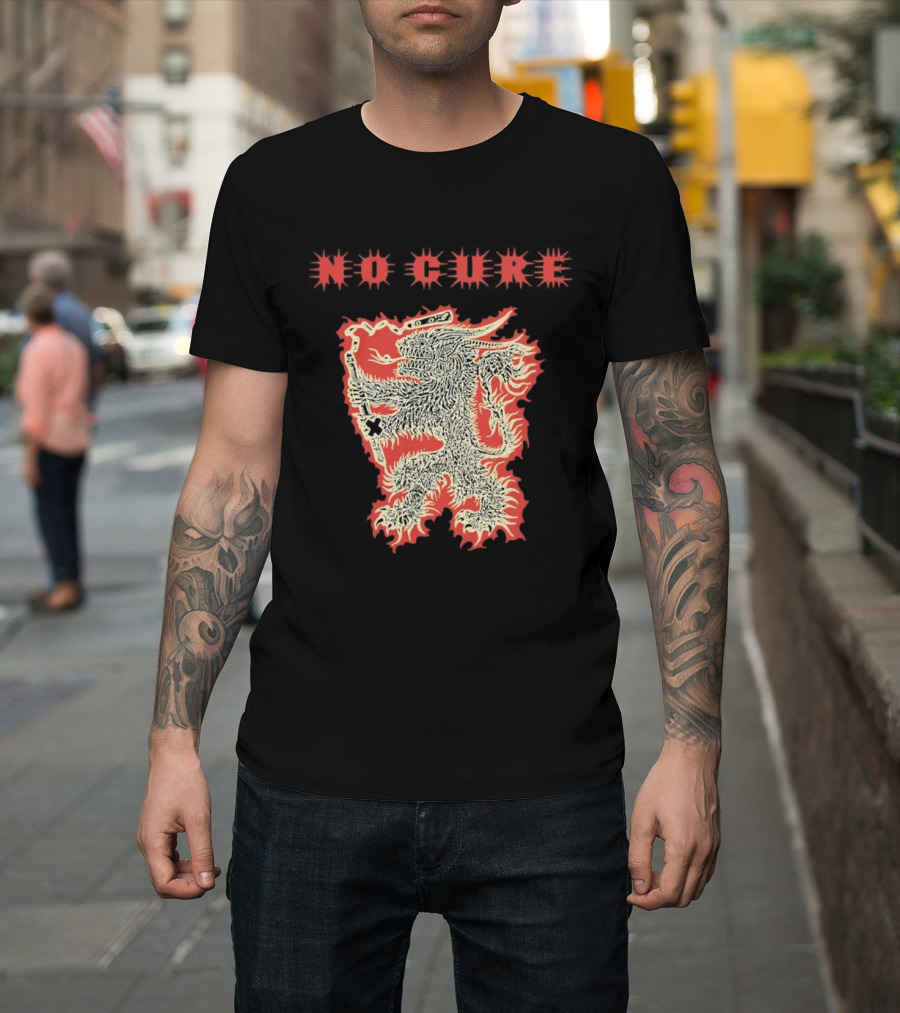 No Cure Band Furry Dragon Monster T-Shirt