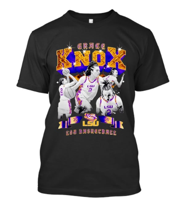 Grace Knox LSU Basketball 2026 90s T-Shirt