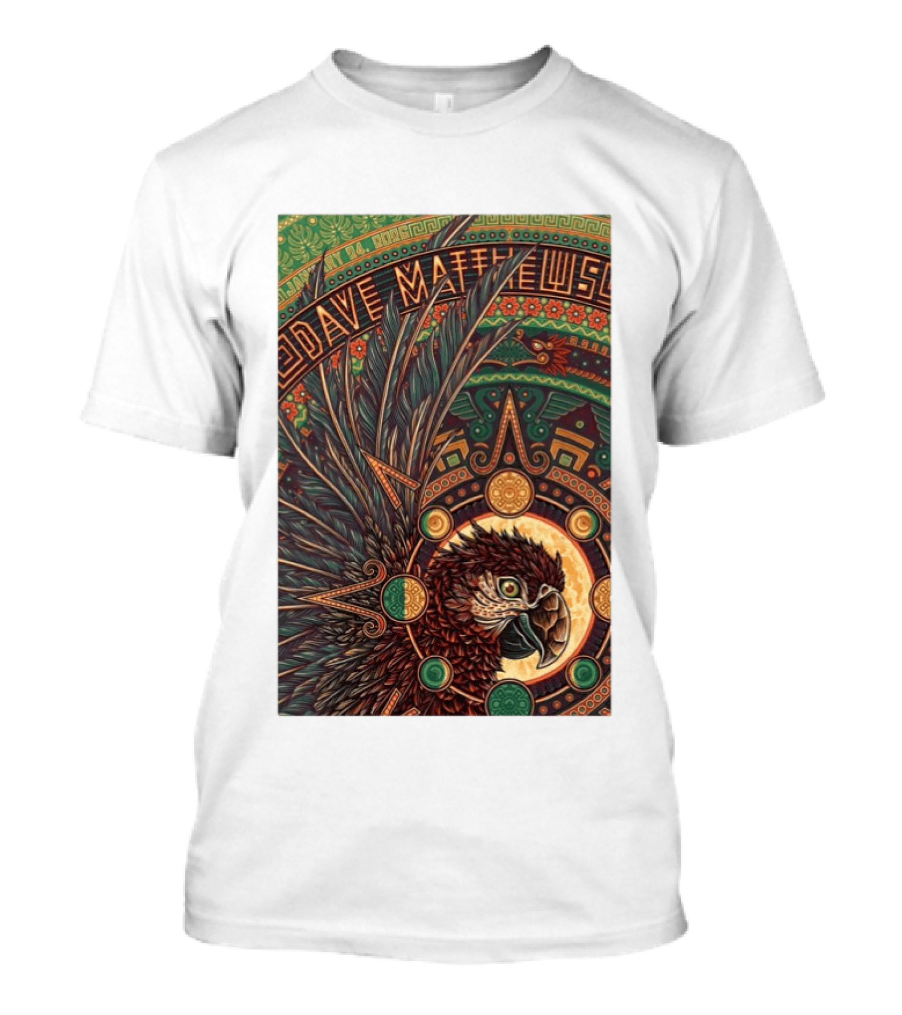 Dave Matthews Band Moon Palace Cancun Parrot Jan 24 2026 T-Shirt