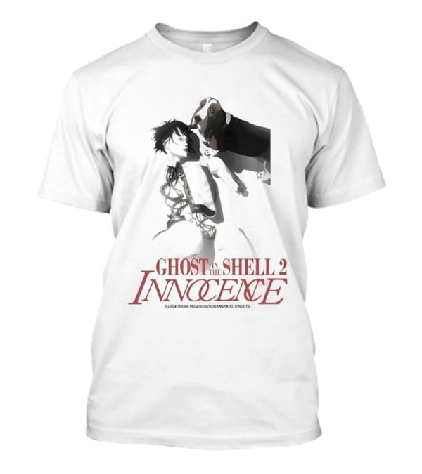 Ghost In The Shell 2 Innocence Anime Manga Art Kanji Characters T-Shirt