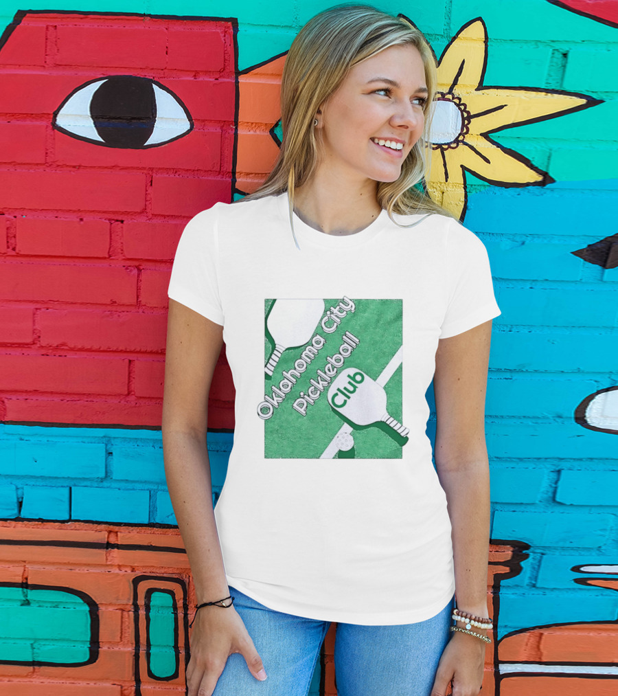 Oklahoma City Pickleball Club Paddle Court 2026 T-Shirt
