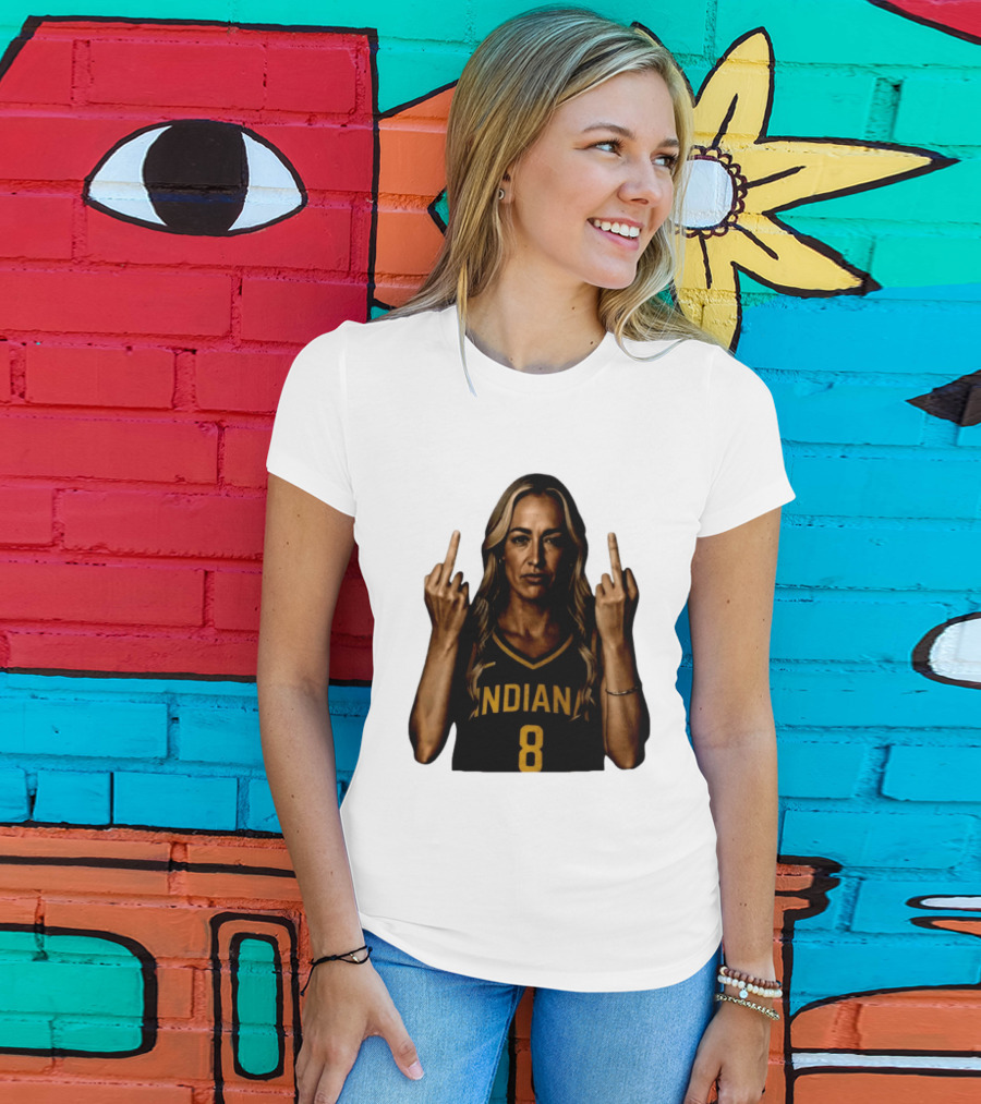 INDIANA 8 Flipping The Bird T-Shirt