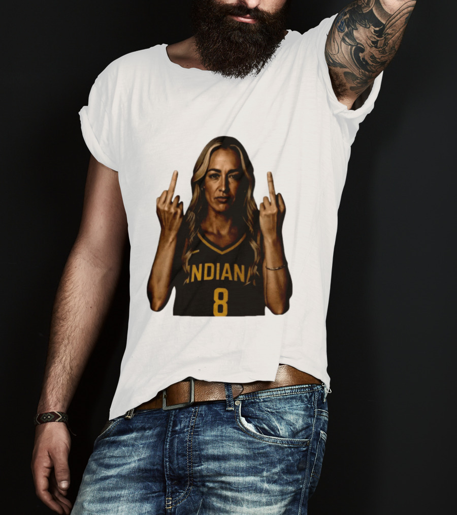 INDIANA 8 Flipping The Bird T-Shirt