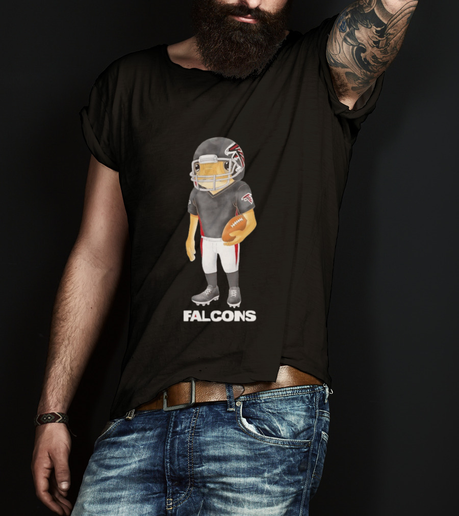 Bad Bunny Collaboration Atlanta Falcons NFL Team T-Shirt