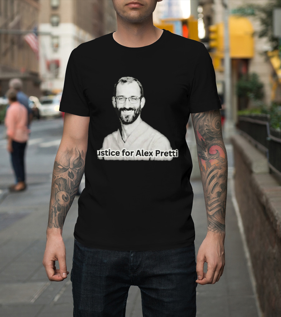 Justice for Alex Pretti Memorial T-Shirt