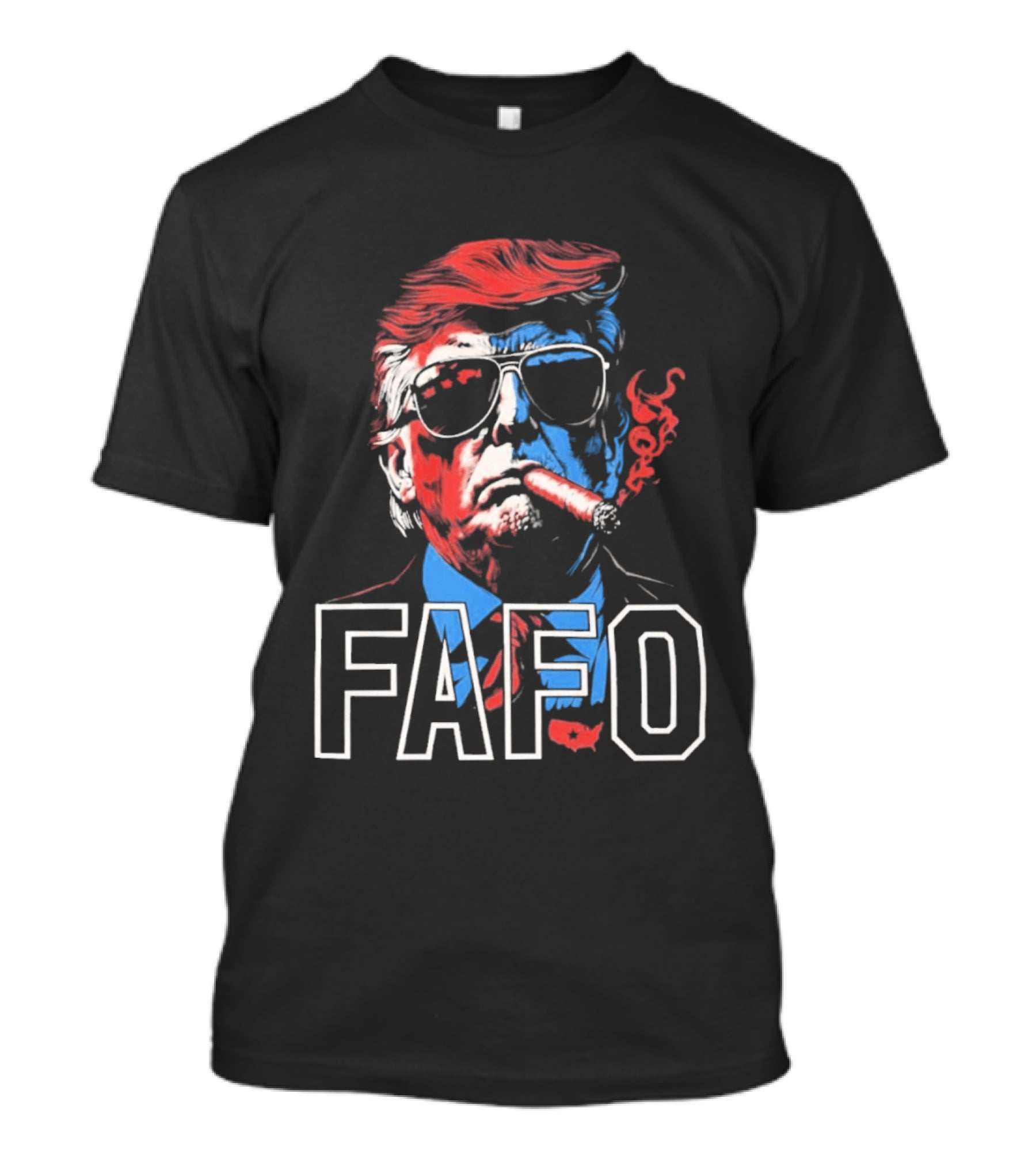 Trump Cigar FAFO Bold Patriotic T-Shirt