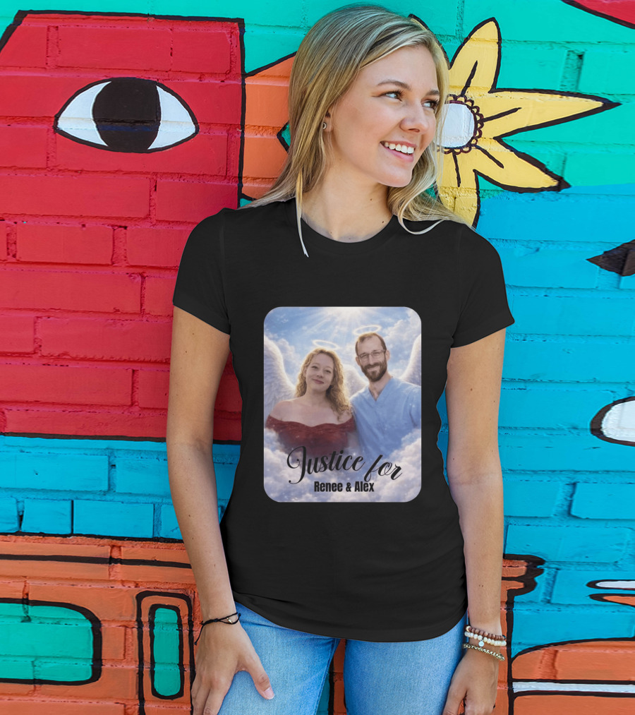 Justice For Renee And Alex Angel Wings Memorial T-Shirt