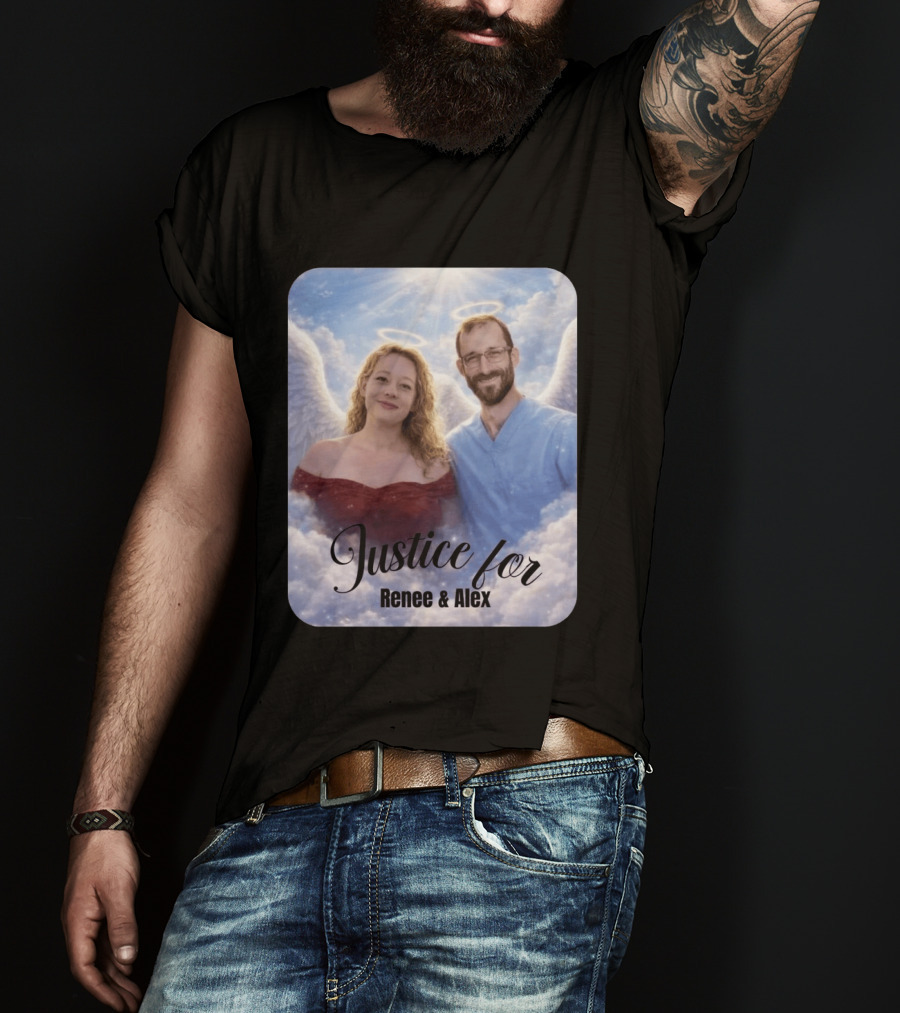Justice For Renee And Alex Angel Wings Memorial T-Shirt
