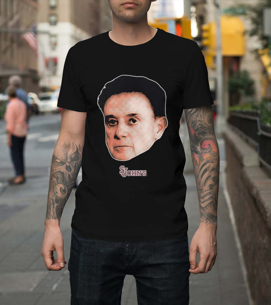 Rick Pitino Big Head St John's Red Storm T-Shirt