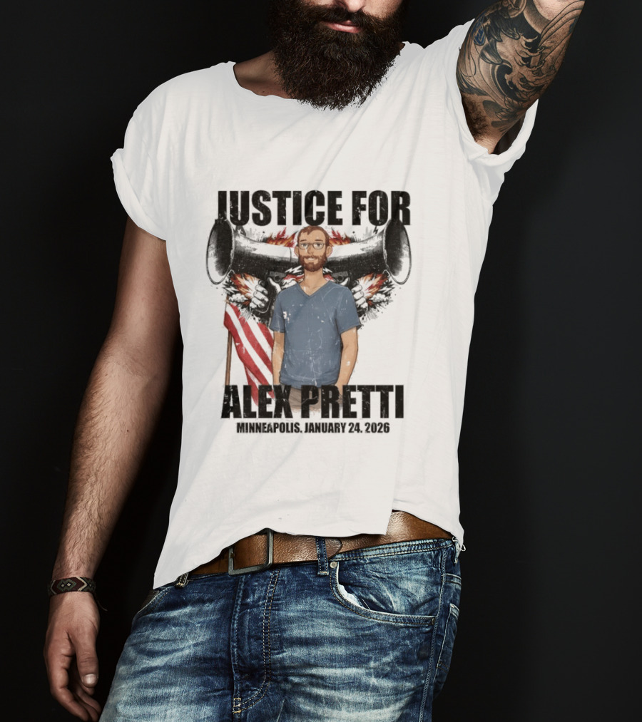 Justice For Alex Pretti Remembering August 24 2020 T-Shirt