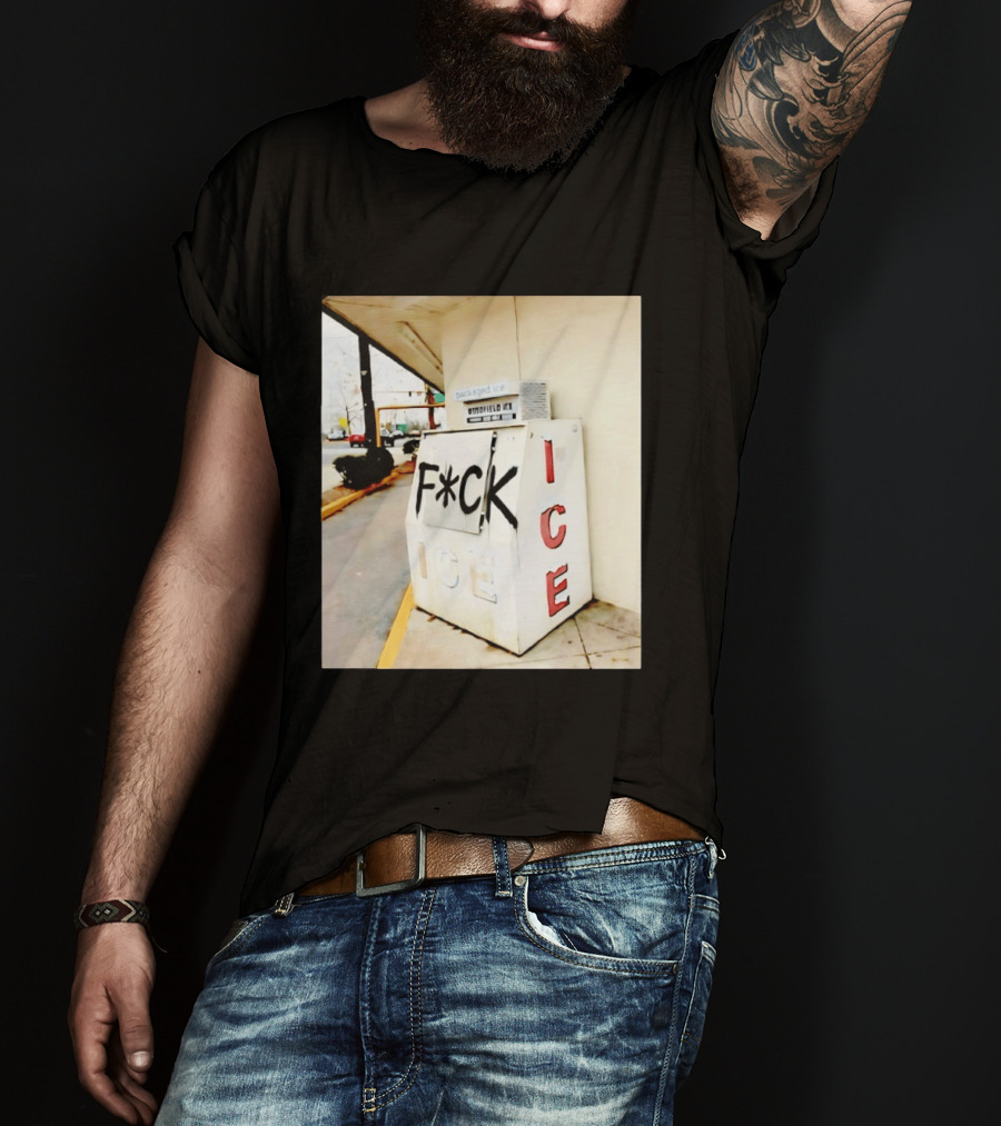 F*ck ICE Abolish ICE Message On Ice Bin T-Shirt
