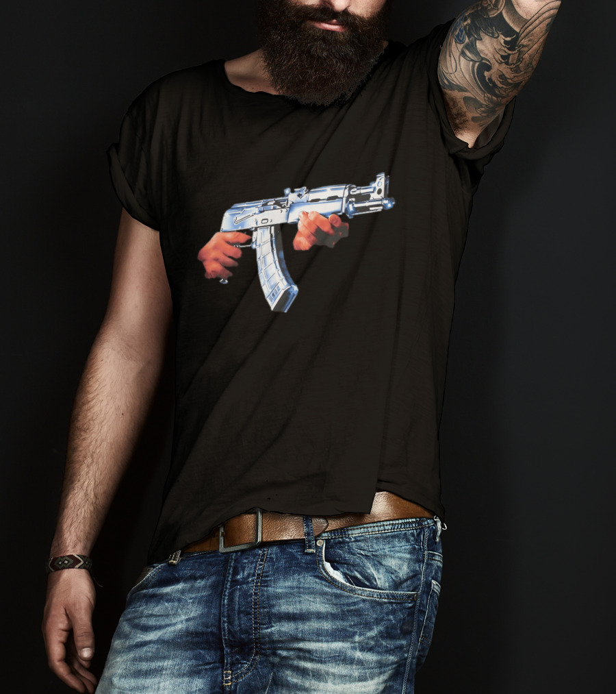 Gun Uncompromising AK 47 Illustration Ruger T-Shirt