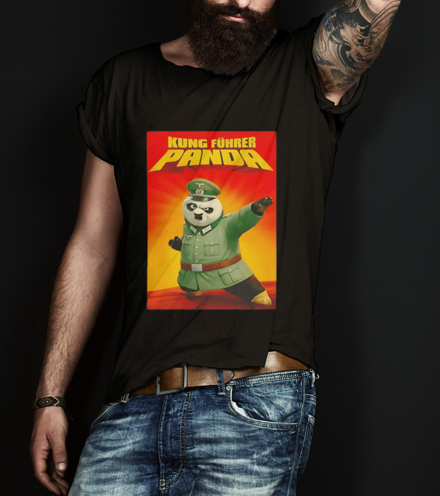 Kung Führer Panda Officer T-Shirt