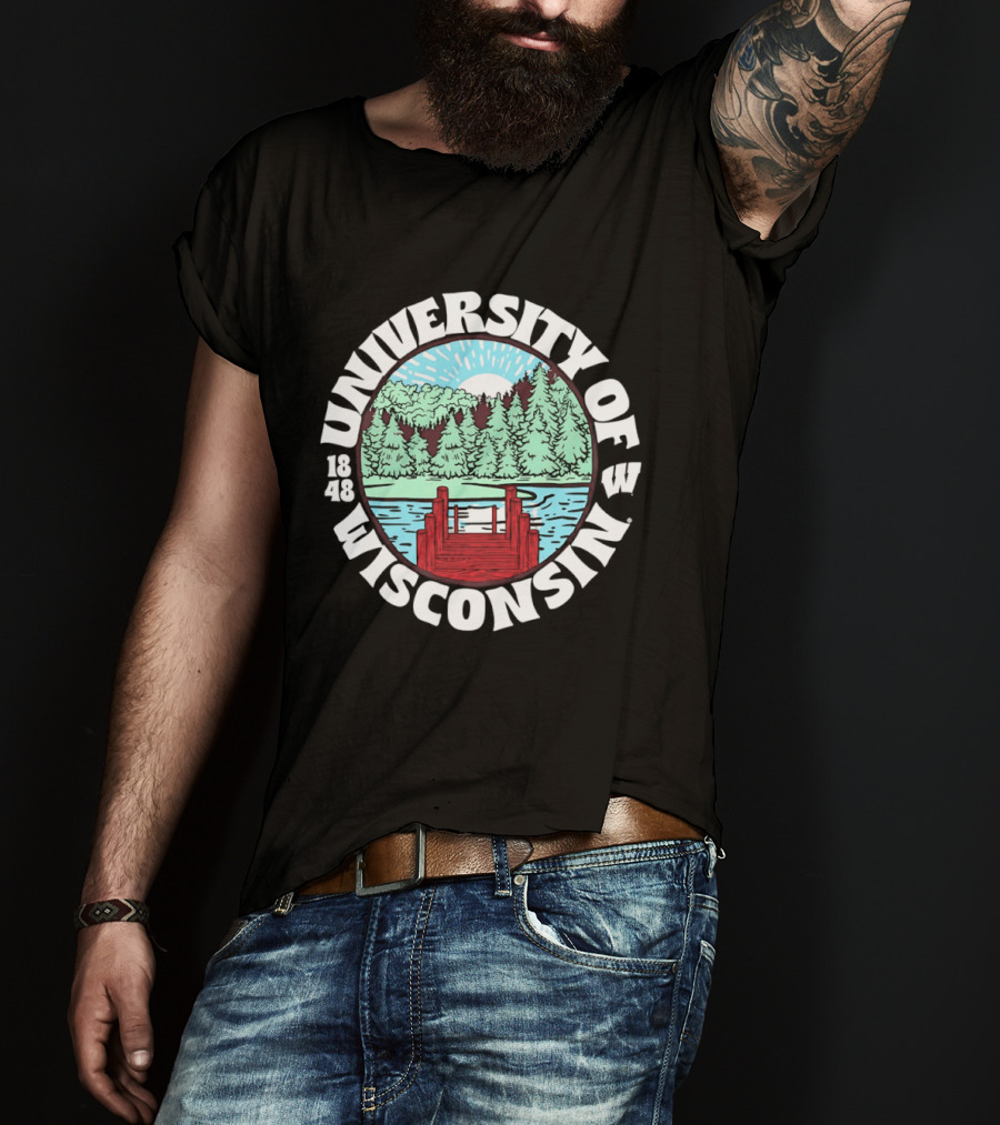 University Of Wisconsin 1848 Lake Scene T-Shirt
