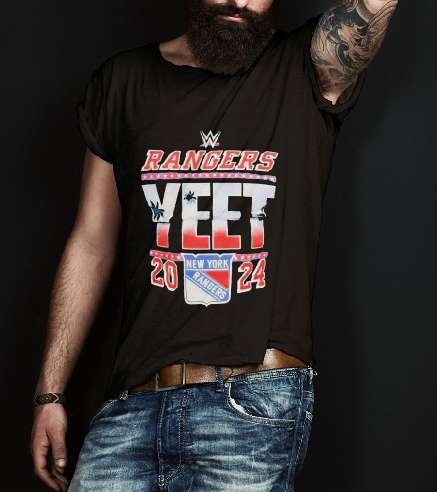 WWE Rangers Yeet 2024 New York Rangers T-Shirt