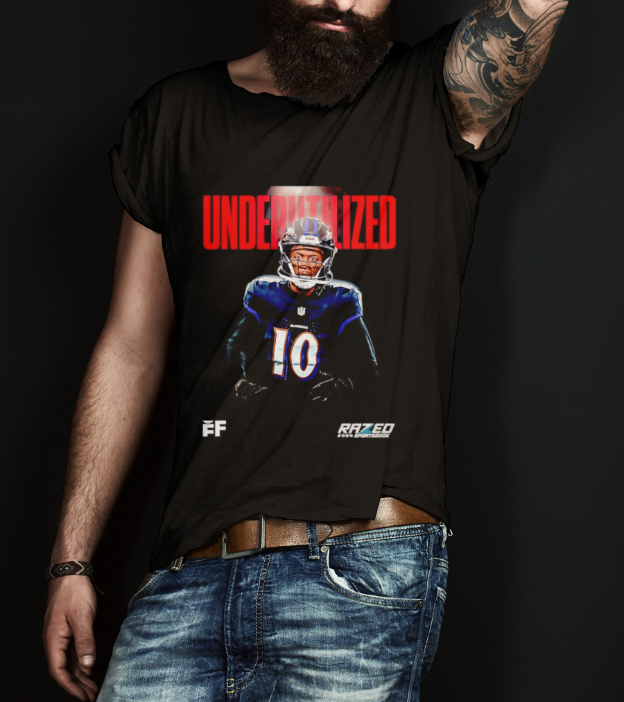 Underutilized Baltimore Ravens Football 10 T-Shirt