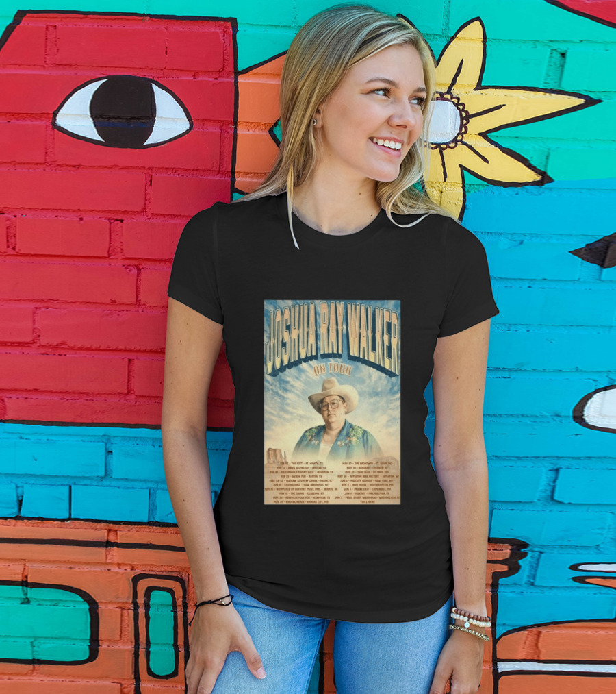 Joshua Ray Walker 2026 Tour Dates Off Broadway St. Louis Mystic Boise Mercury Lounge Tulsa T-Shirt