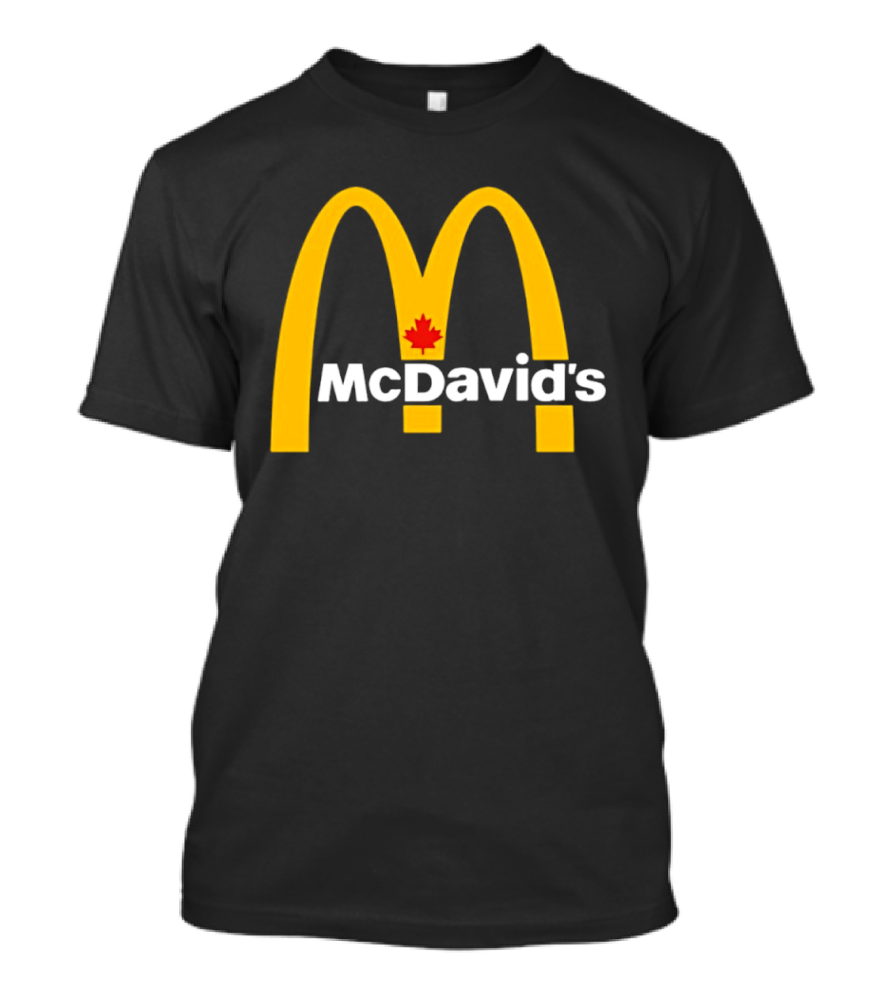 McDavid's McDonald's Canada Maple Leaf Arch T-Shirt