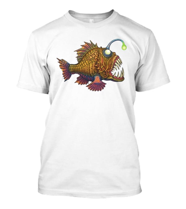 Anglerfish Deep Sea Monster Bright Lure T-Shirt