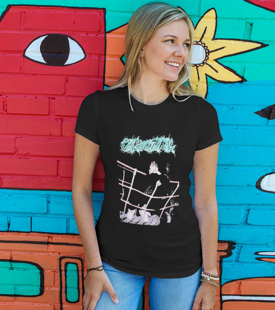 ChRocktikal Band Neon Style Abstract Art With Unique Pink Structure T-Shirt