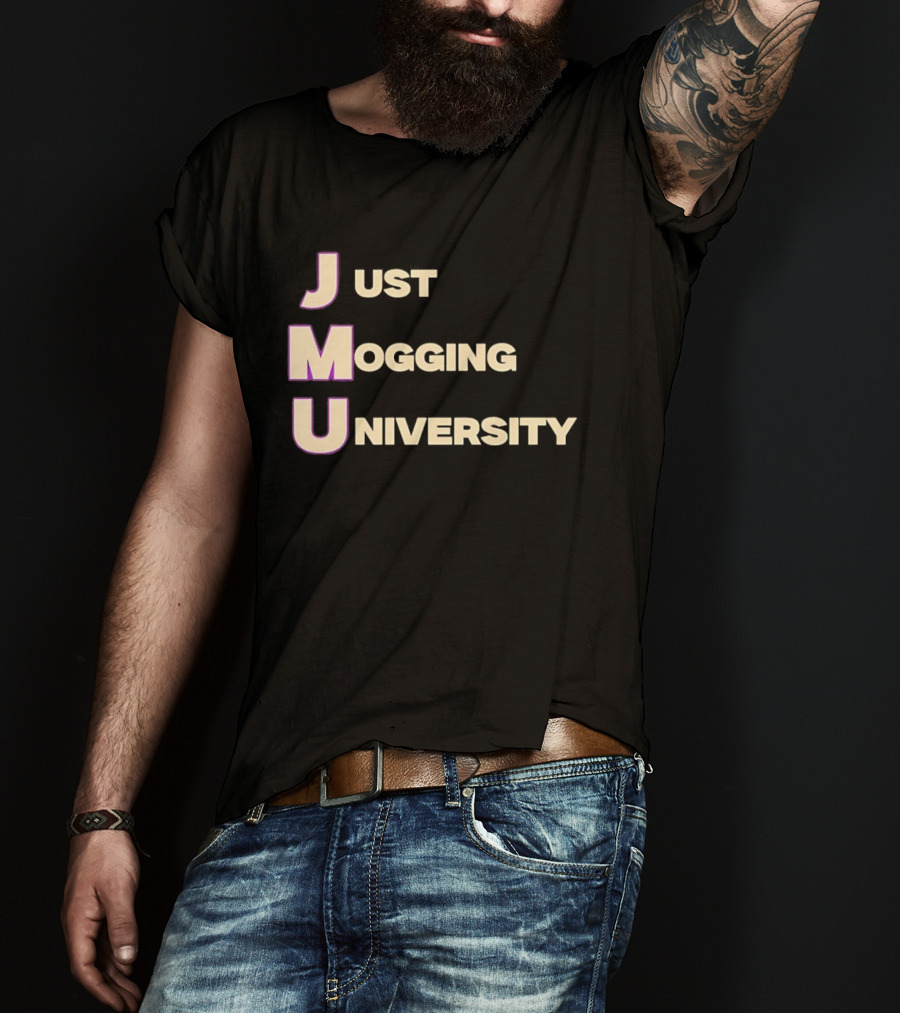 Just Mogging University JMU Football Fan Gear Collection T-Shirt