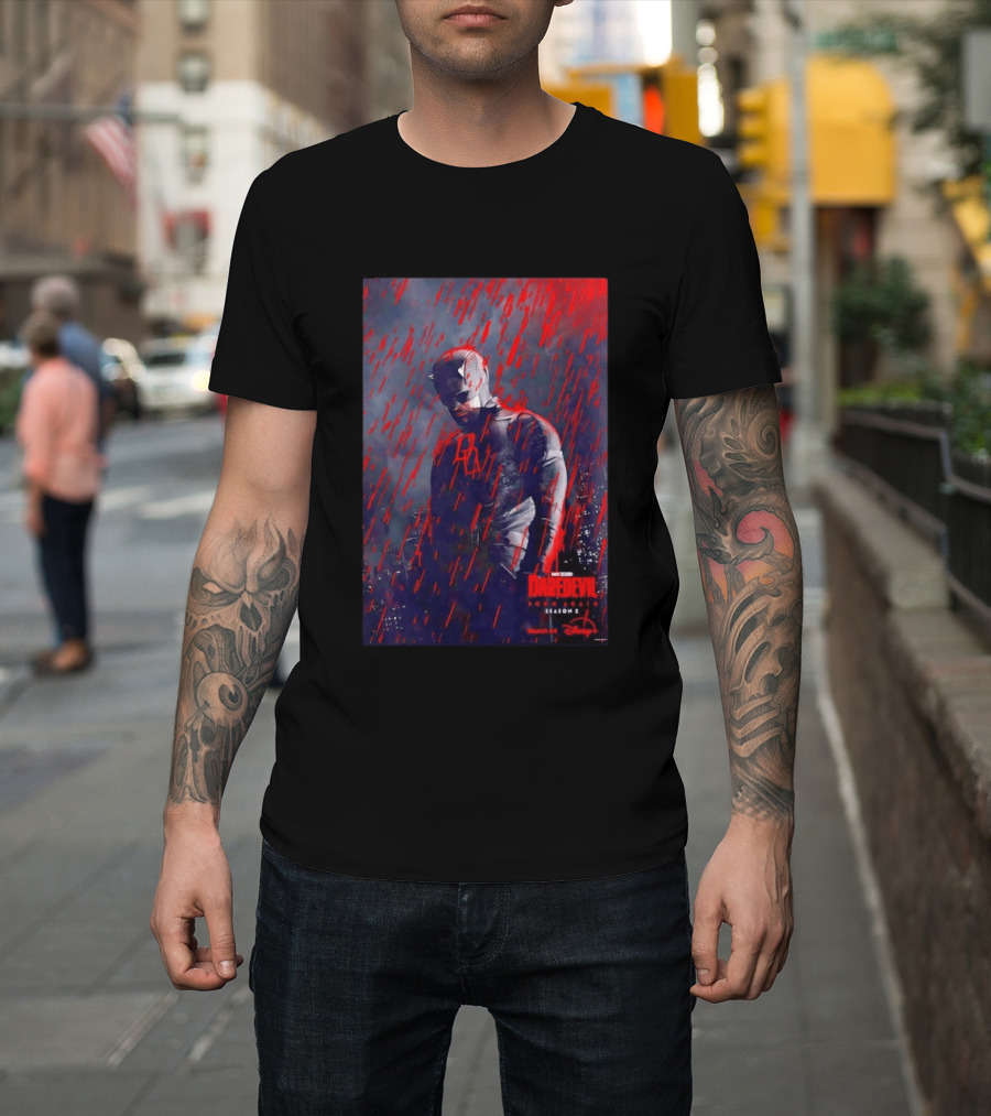 Daredevil Born Again Season 2 Premiering March 24 2026 Disney Plus T-Shirt