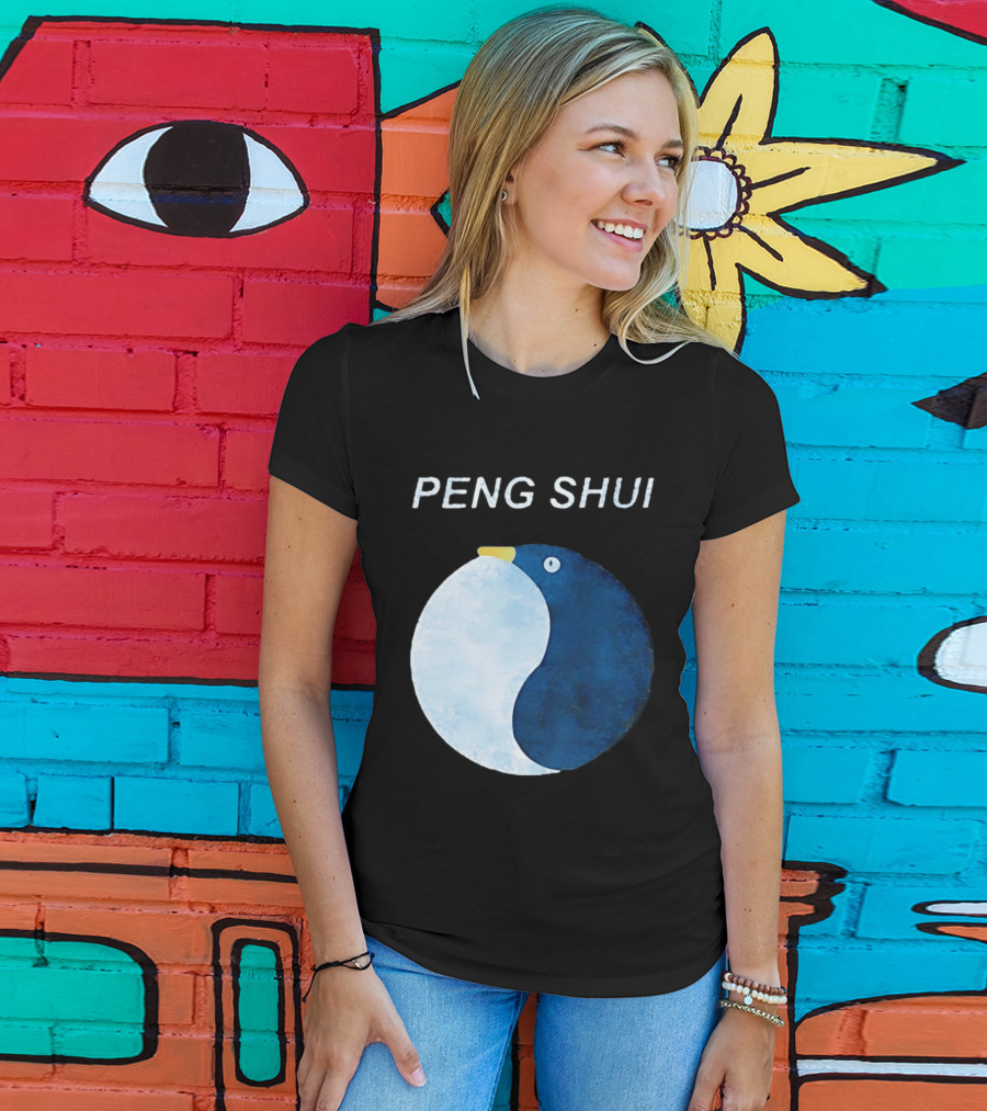 Peng Shui Feng Shui Penguin Yin Yang T-Shirt