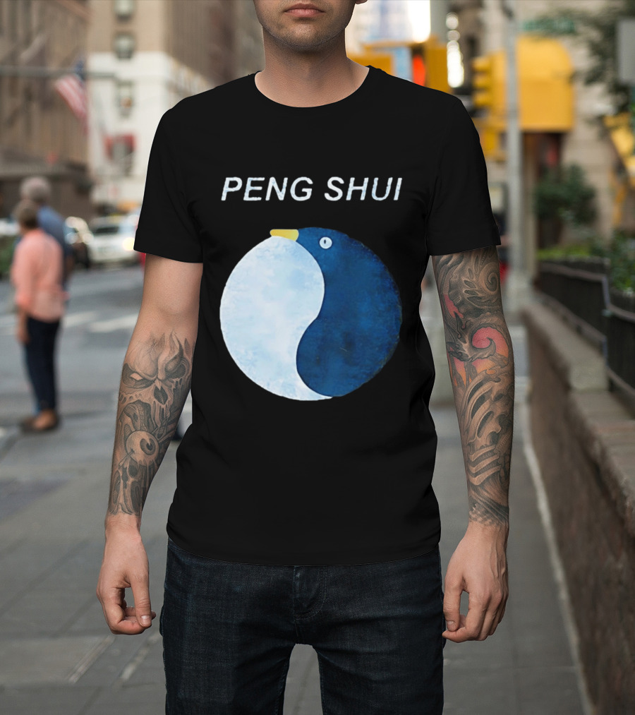 Peng Shui Feng Shui Penguin Yin Yang T-Shirt