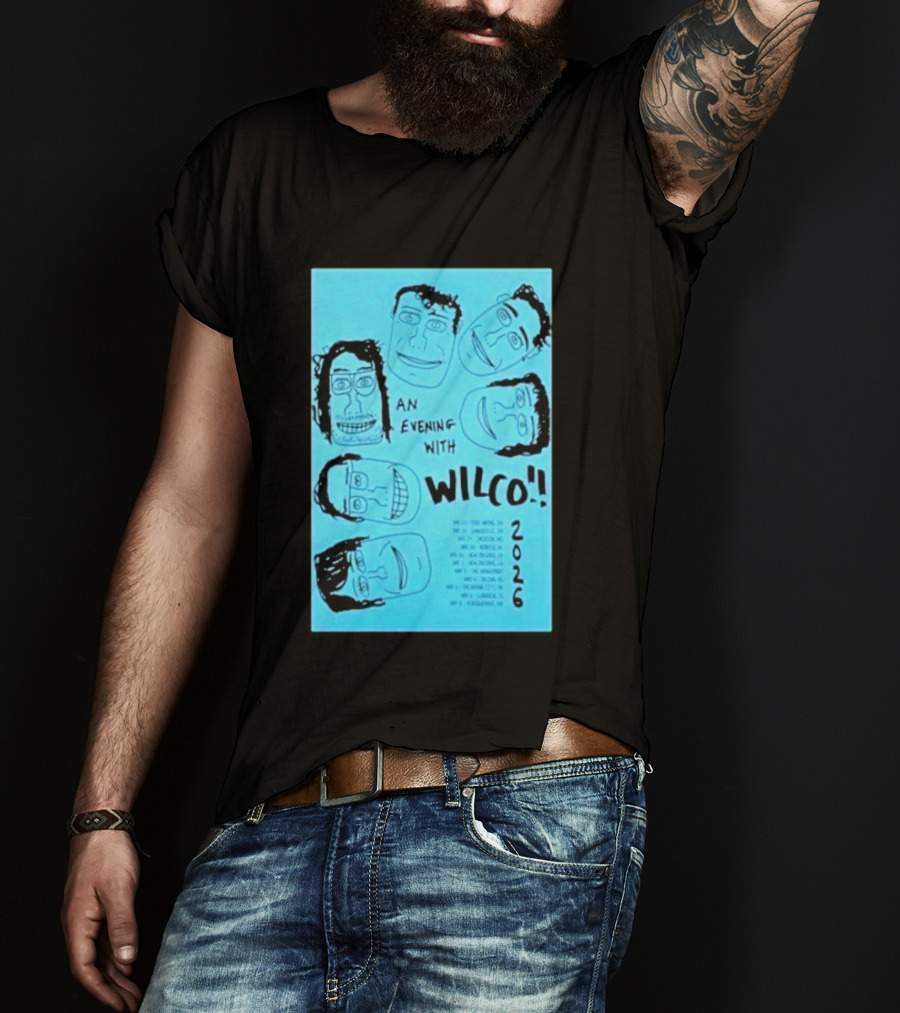 An Evening With Wilco 2026 Tour April & May T-Shirt