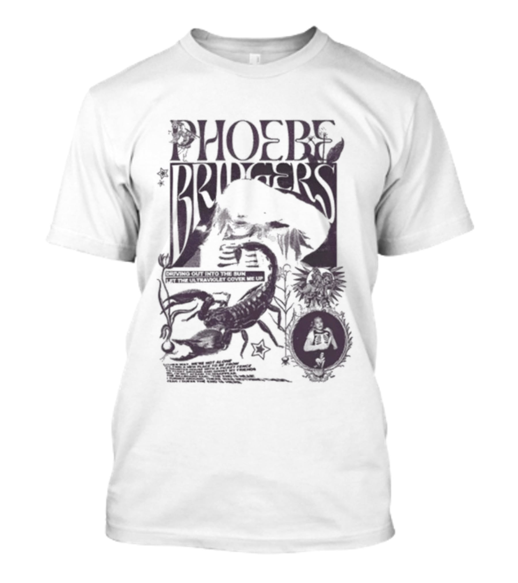 Phoebe Bridgers I Know The End Natural Scorpion Star T-Shirt