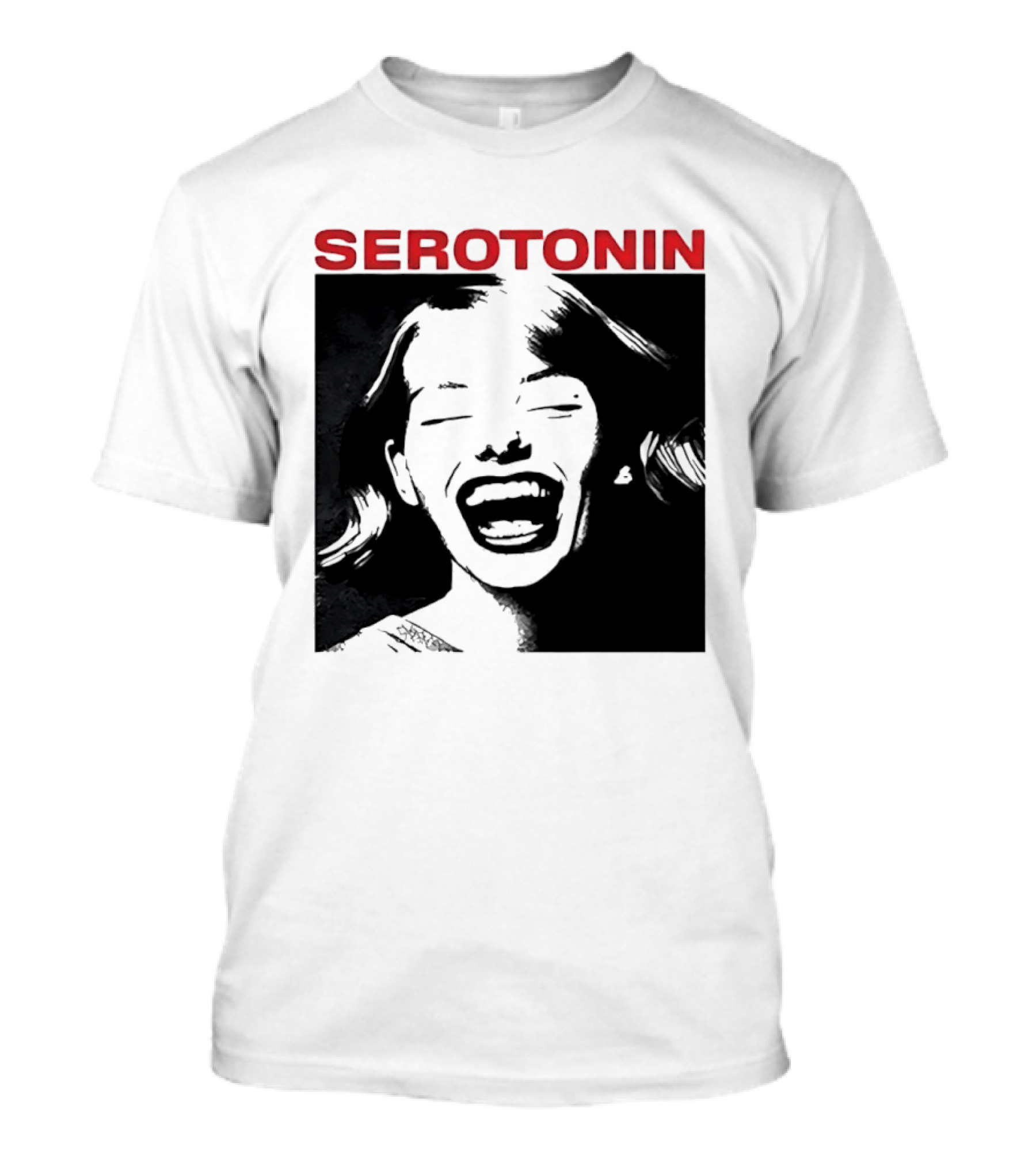 Joris Voorn Serotonin Bold Red Joyful Face T-Shirt