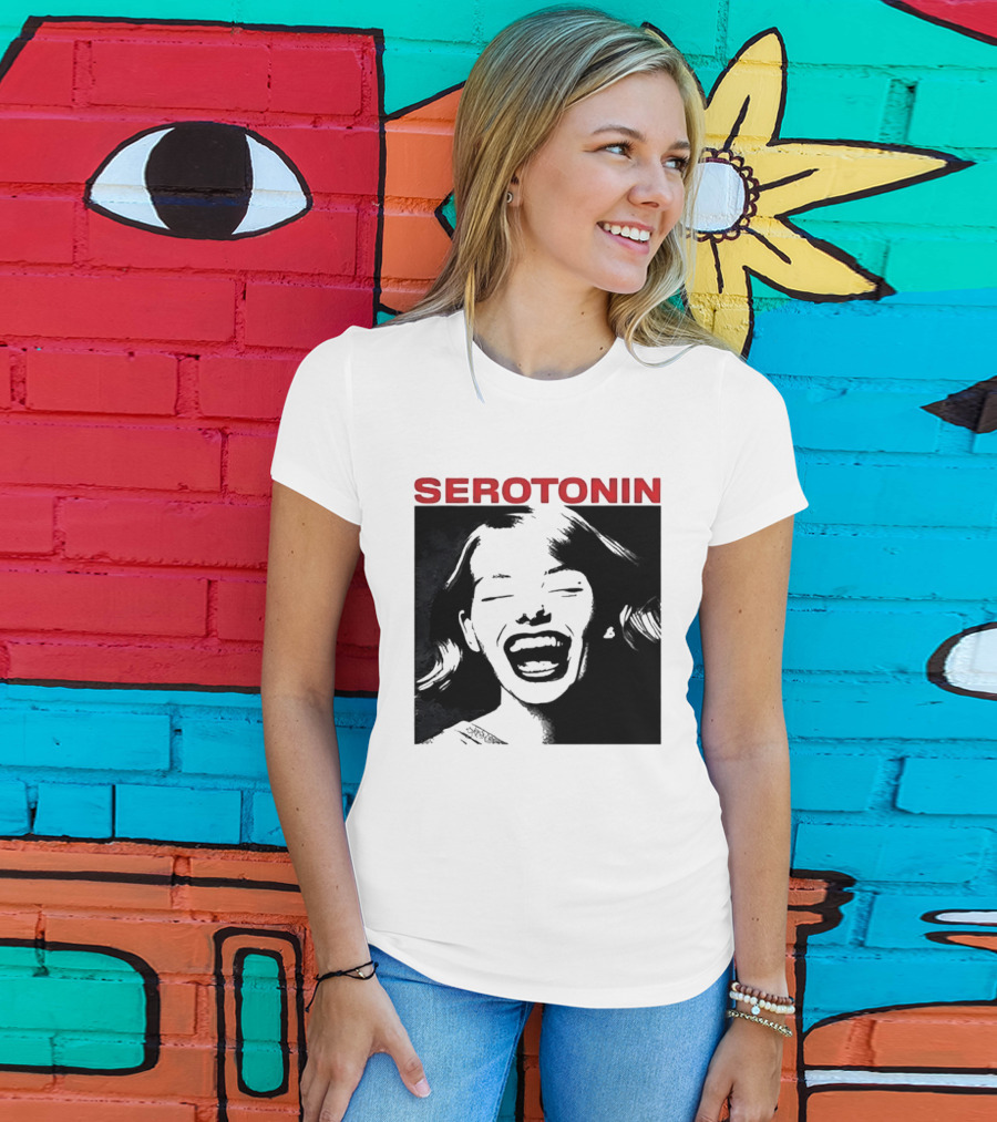 Joris Voorn Serotonin Bold Red Joyful Face T-Shirt