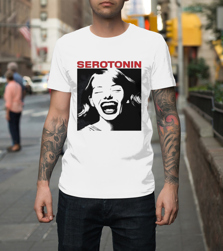 Joris Voorn Serotonin Bold Red Joyful Face T-Shirt