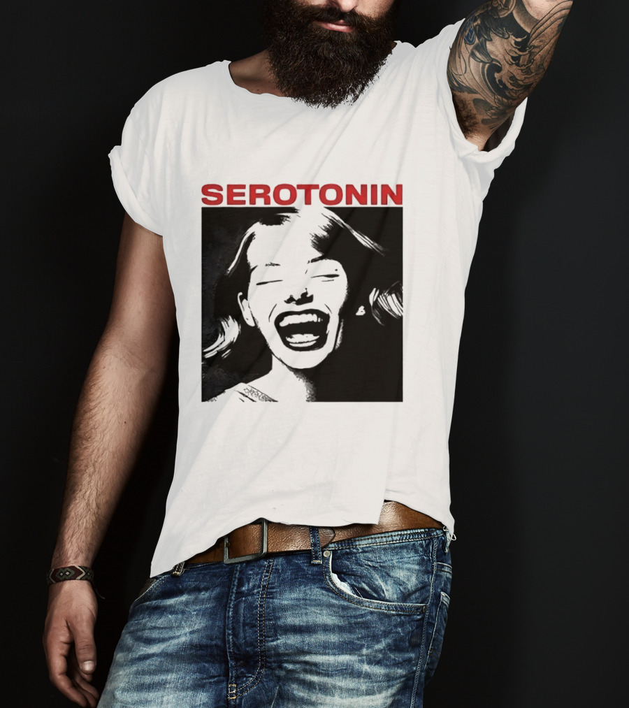 Joris Voorn Serotonin Bold Red Joyful Face T-Shirt