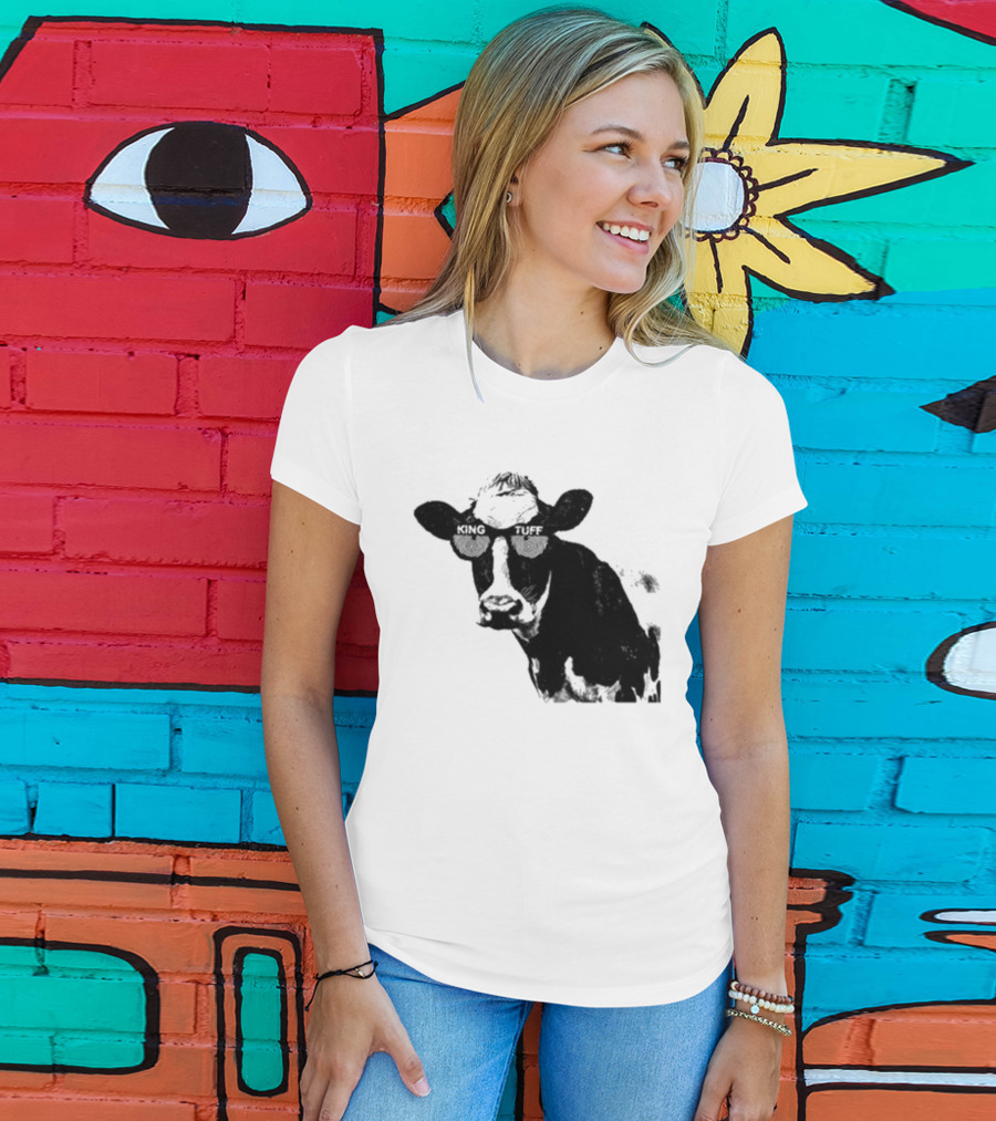 King Tuff X Ray Cow Illustration Holstein T-Shirt