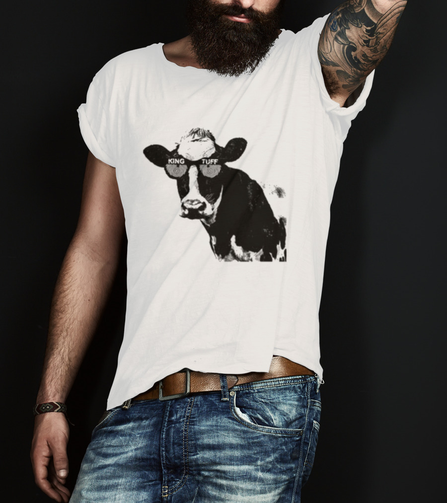 King Tuff X Ray Cow Illustration Holstein T-Shirt