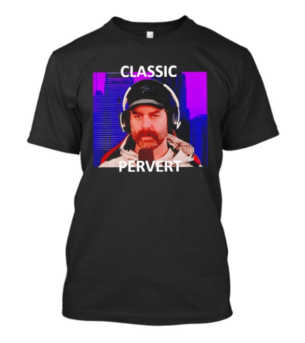 Bruce Greene Classic Pervert Headset Image T-Shirt