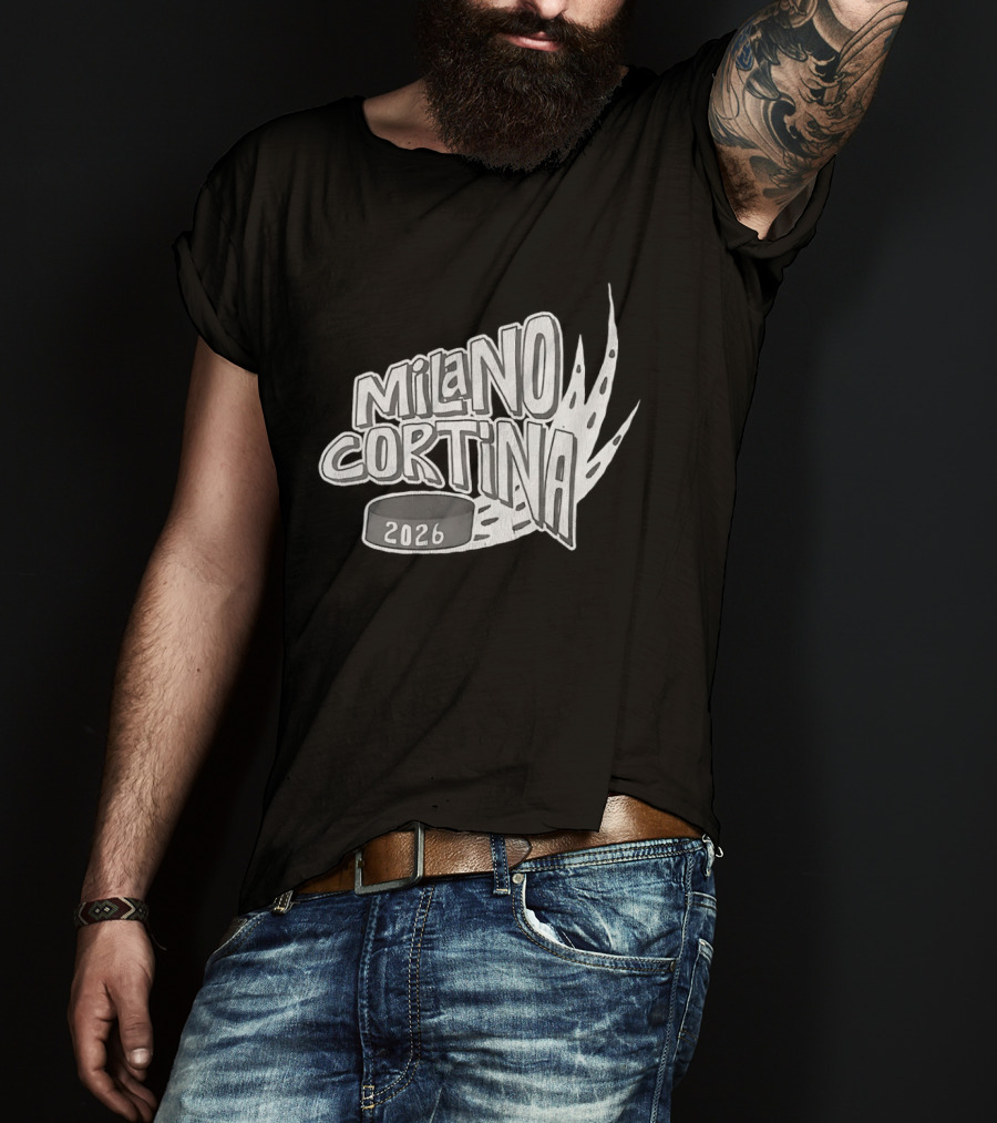 Milano Cortina 2026 Hockey Winter Olympics Preparation T-Shirt