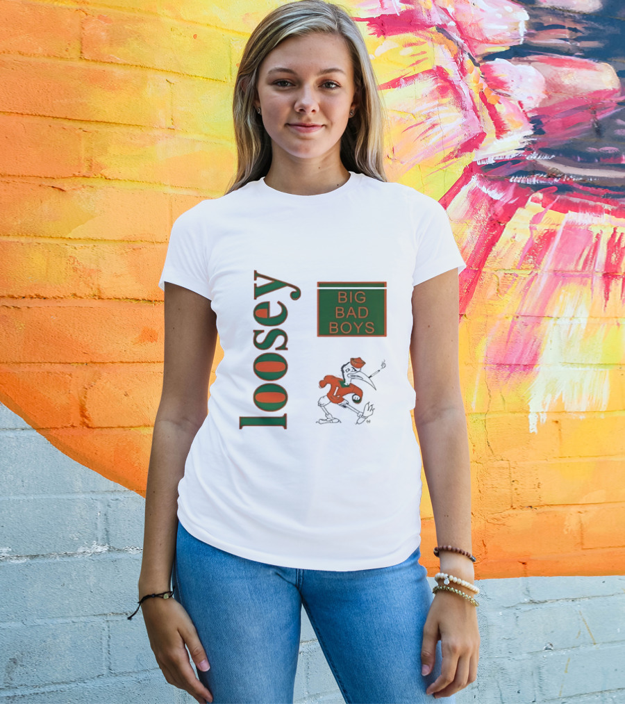 Big Bad Boys Loosey Miami Hurricanes T-Shirt