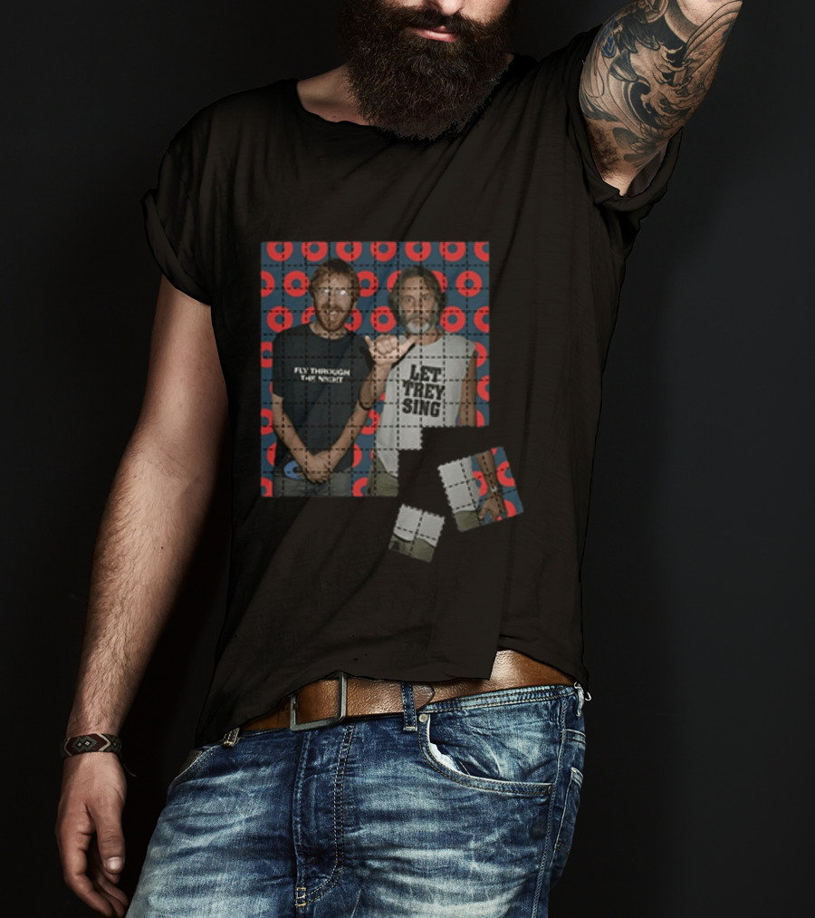 Bob Weir Trey Anastasio Fly Through The Night Let Trey Sing T-Shirt