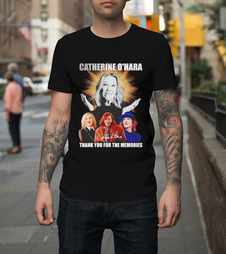 Catherine O'Hara Thank You For The Memories Iconic Roles Signature T-Shirt