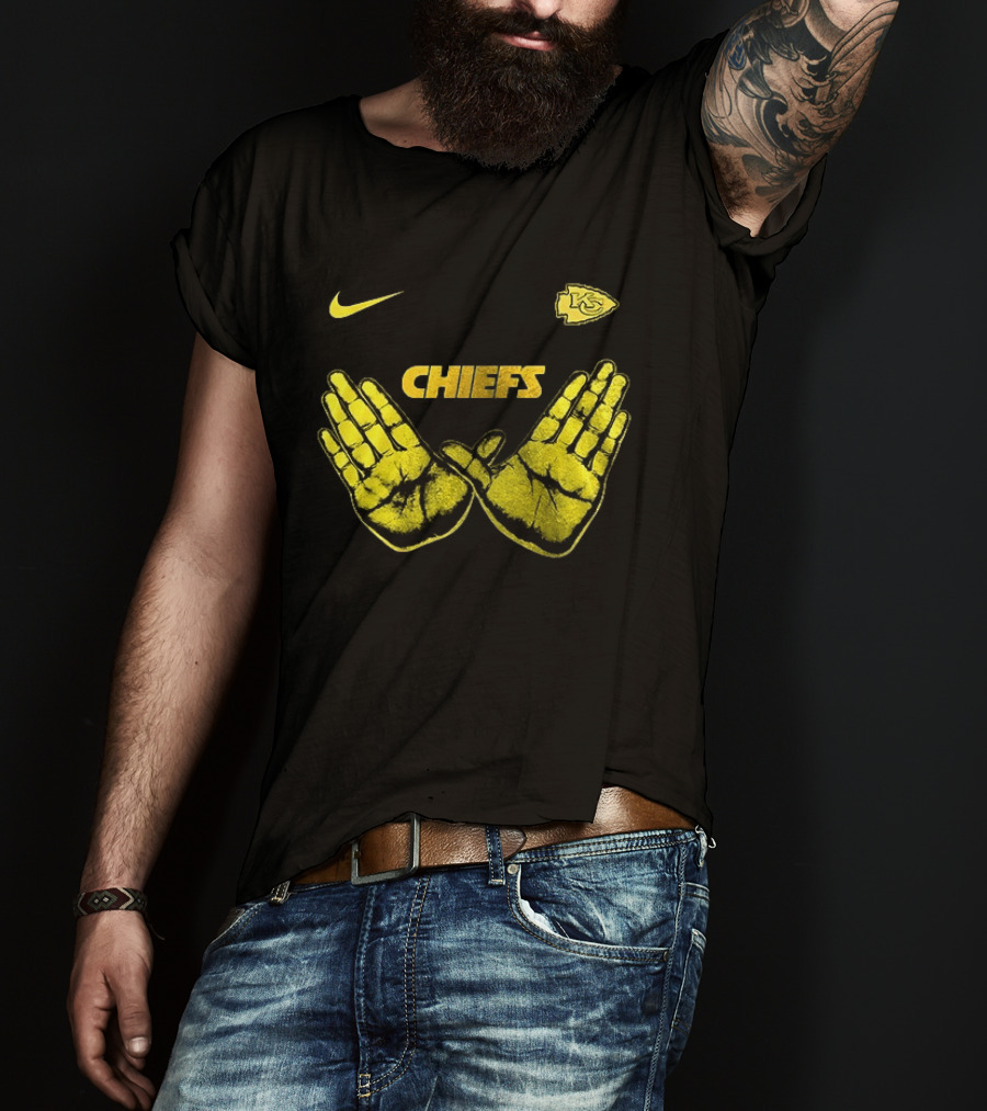 Kansas City Chiefs Wu Tang Clan Hand Sign Nike Chiefs T-Shirt