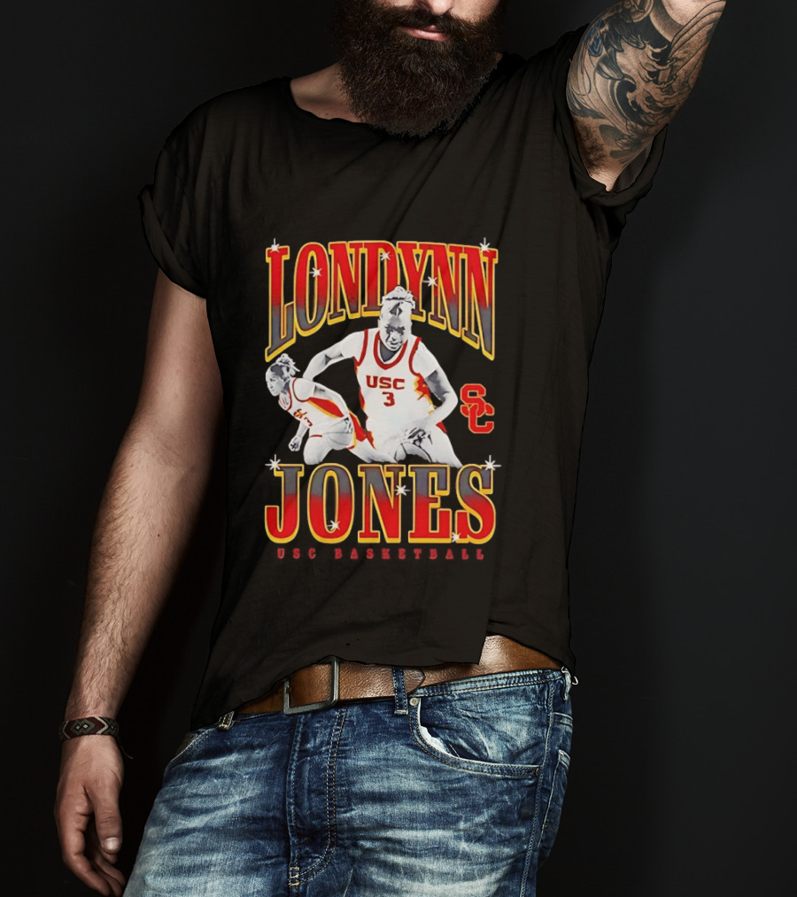 Londynn Jones USC Trojans 3 Basketball Player SC T-Shirt