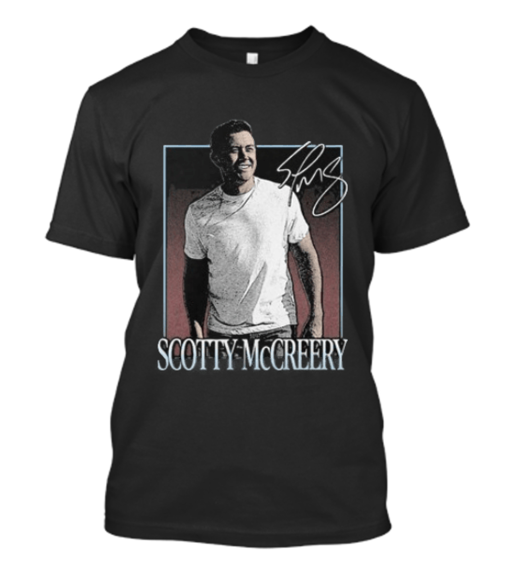 Scotty McCreery Photo Autograph Signature T-Shirt
