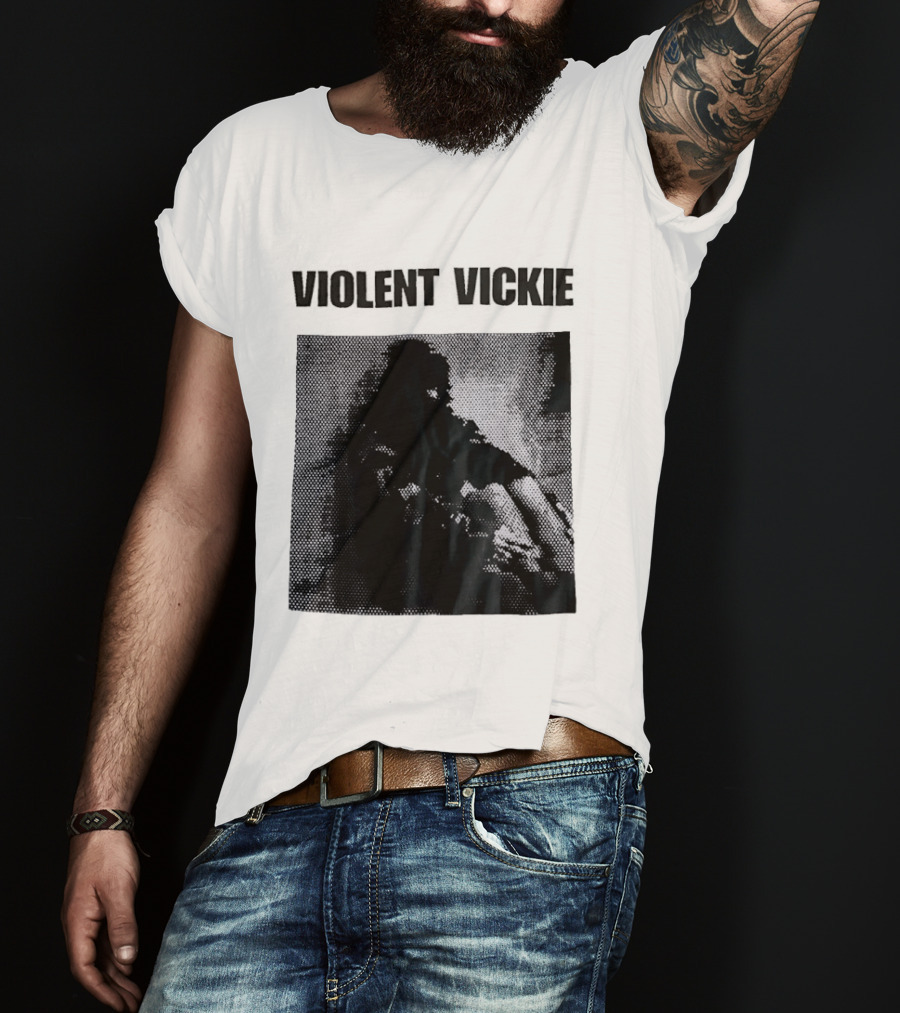 Violent Vickie Pixel Art Visual T-Shirt