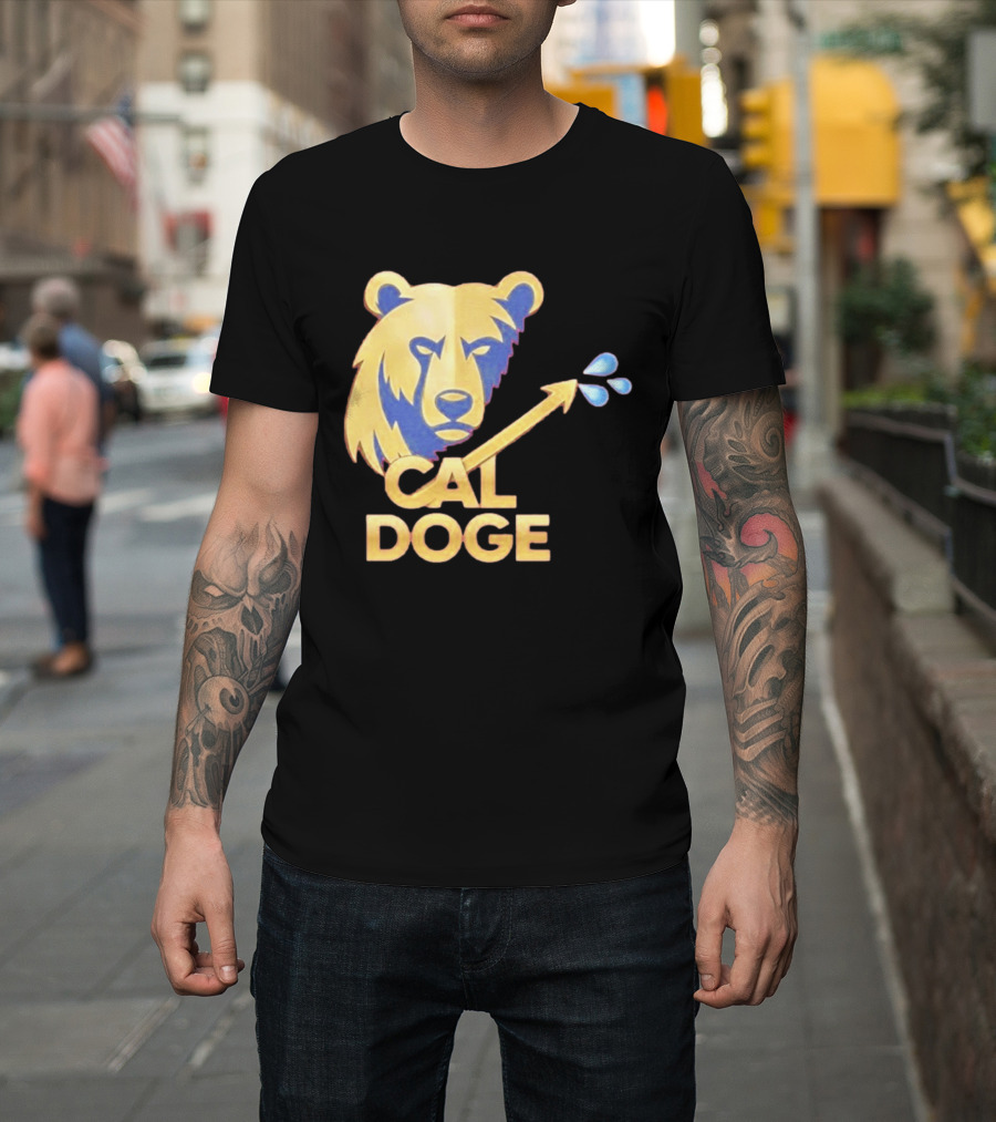 CAL DOGE California Bear Arrow Splash T-Shirt