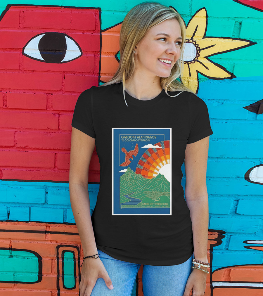Gregory Alan Isakov With The Colorado Symphony New York Radio City Music Hall January 30 2026 T-Shirt